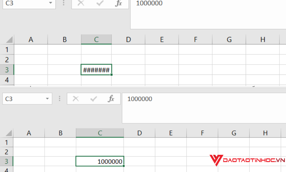 Lỗi #### trong Excel