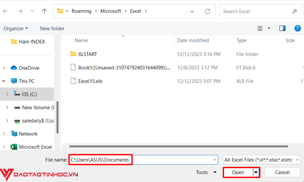 Sử dụng AutoRecover để lấy lại file Sheet chưa lưu 4