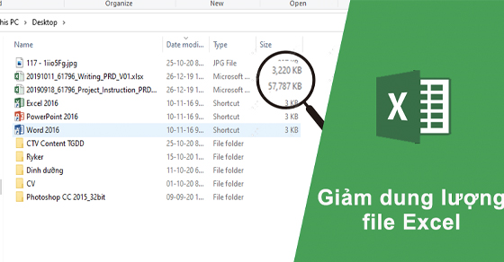 Tầm quan trọng của việc giảm dung lượng file Excel