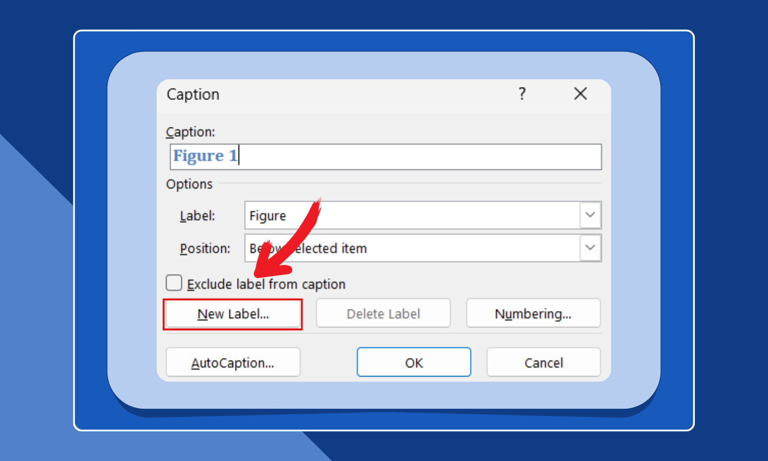 Tạo nhãn mới phù hợp