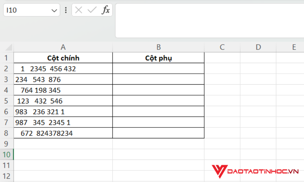 Xóa khoảng trắng trong Excel bằng SUBSTITUTE (1)