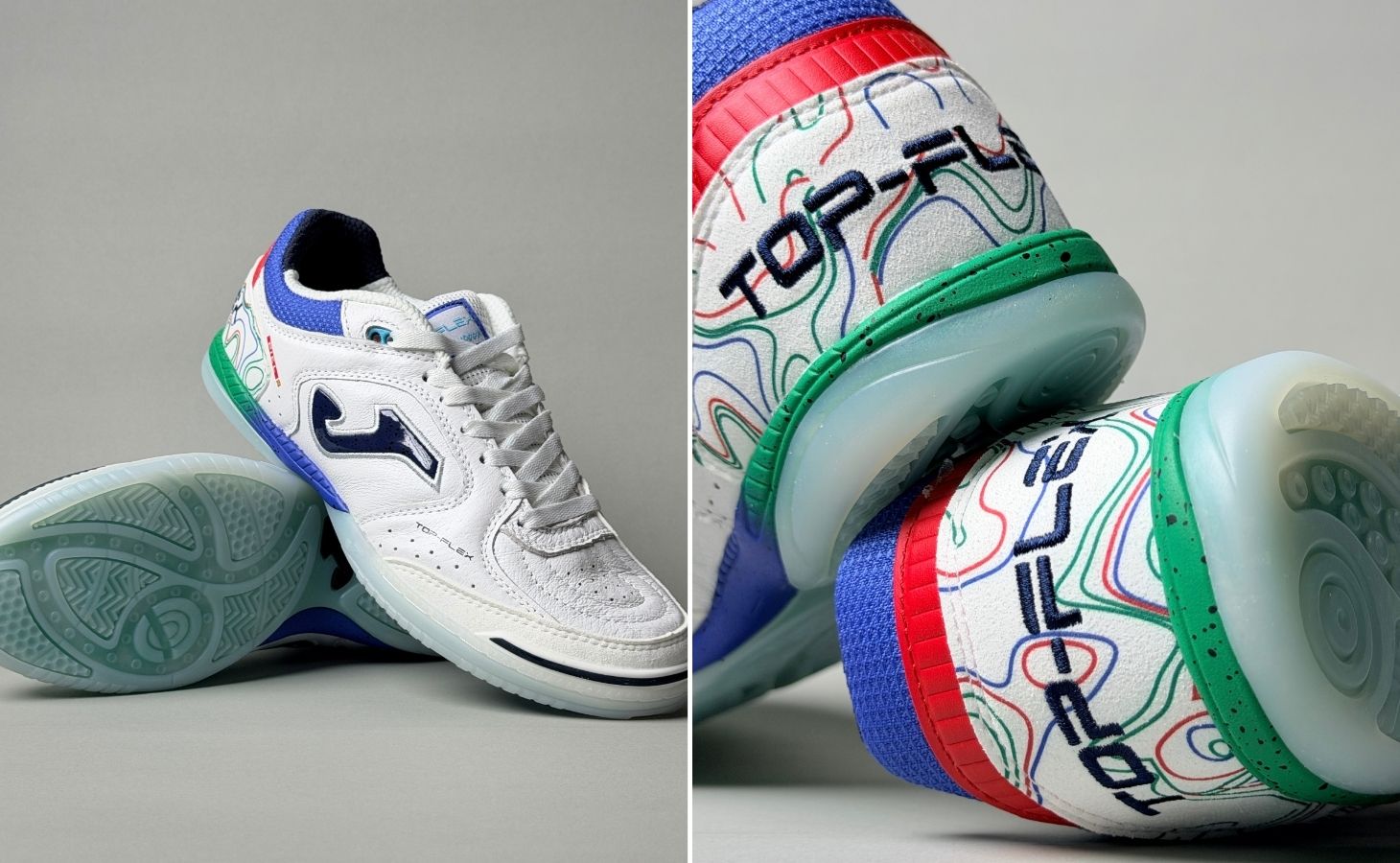 Giày Bóng Đá Fustal Joma Topflex TOPW2632IN White