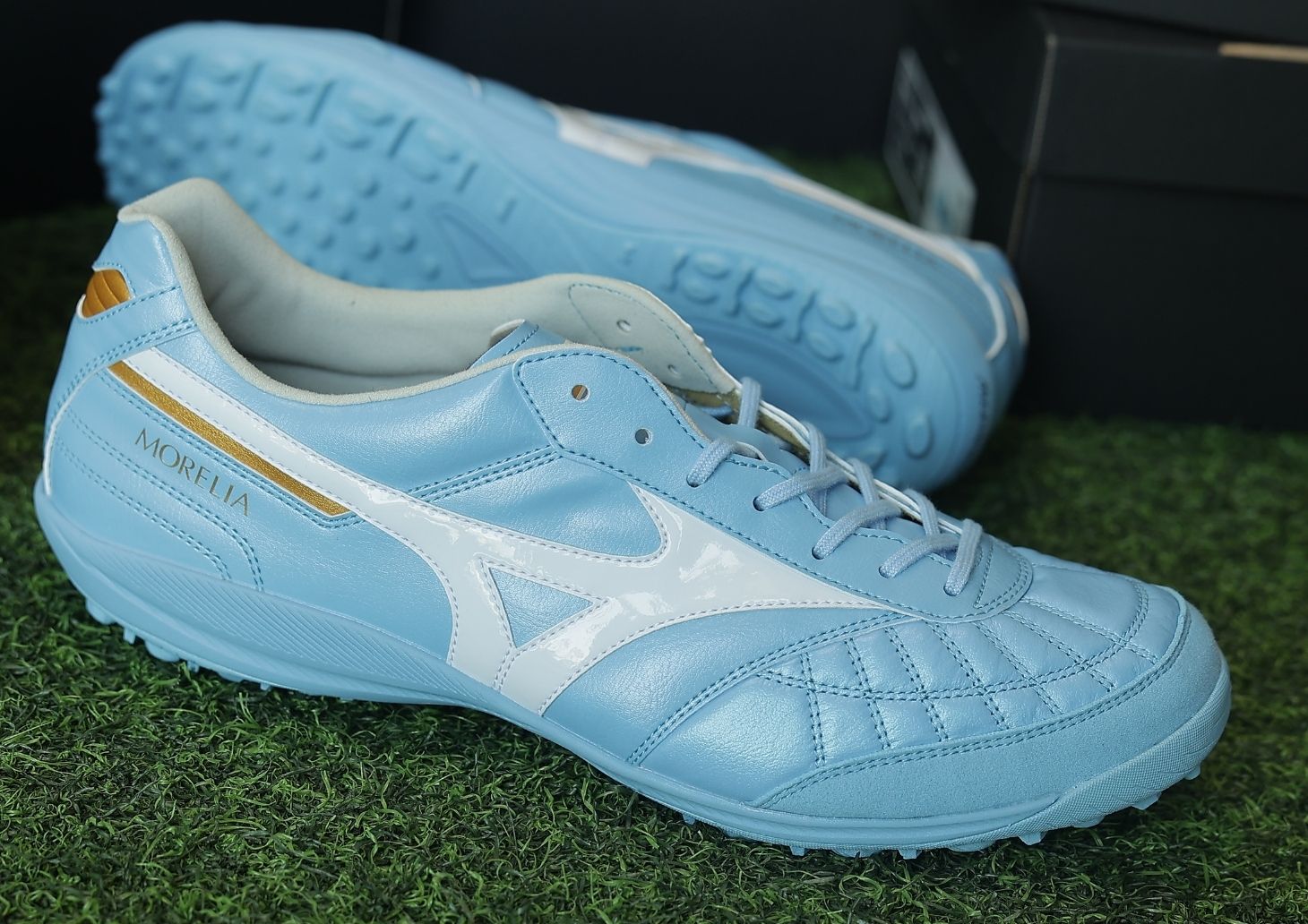 Giày Bóng Đá Mizuno Morelia Sala Elite Japan TF Unity Sky Q1GB260225