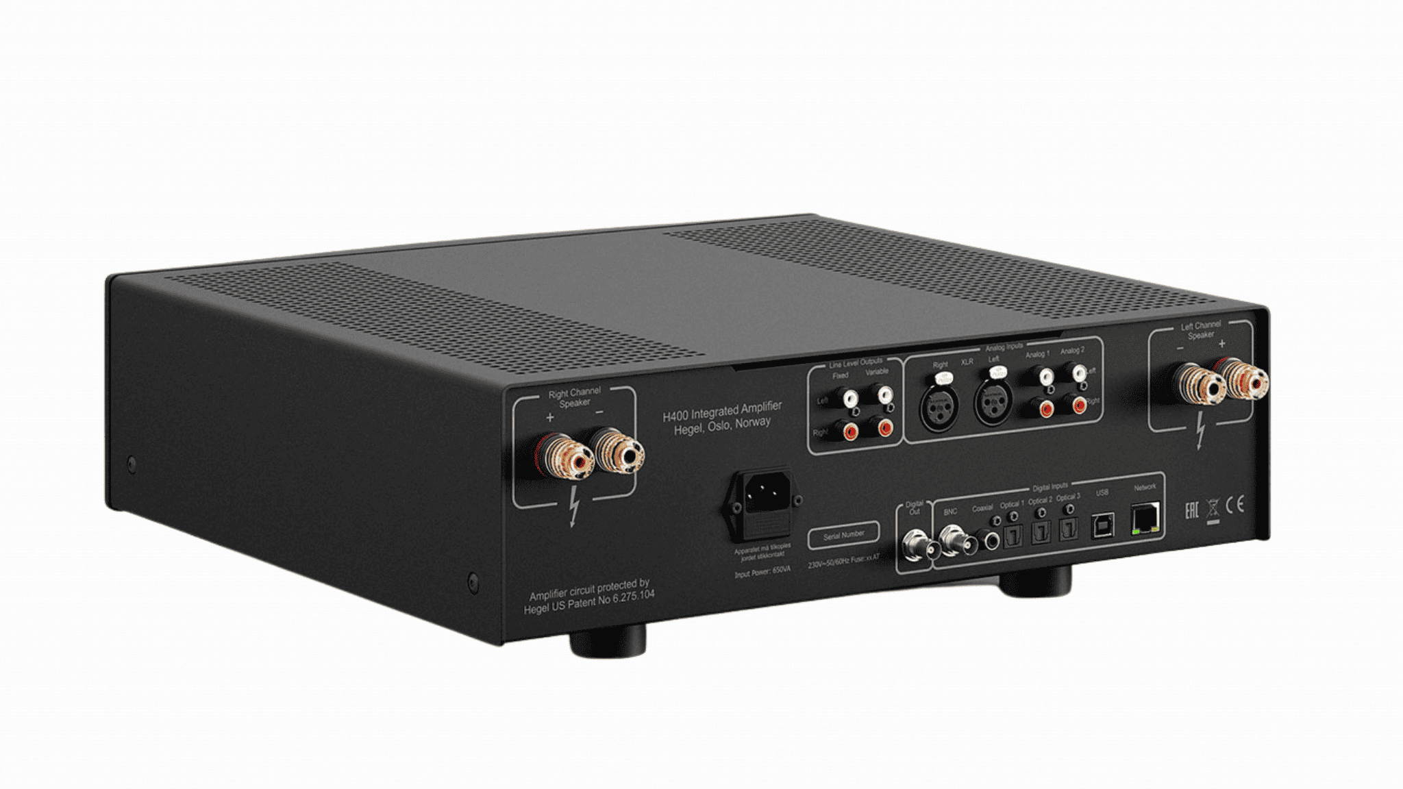 Bộ khuếch đại âm thanh Hegel H400 Streamliner – Tân binh mới nổi gây Sốt tại Na Uy