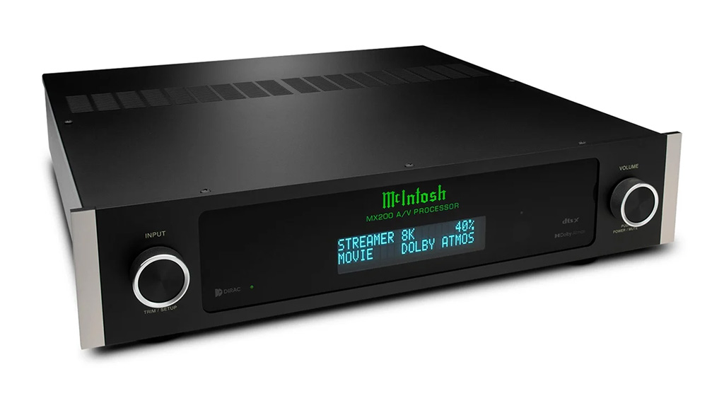 McIntosh ra mắt Bộ Xử Lý AV MX200 hứa hẹn sẽ chinh phục người nghe bằng Công Nghệ Hiệu Chỉnh Phòng Dirac Live với 11,2 kênh âm thanh