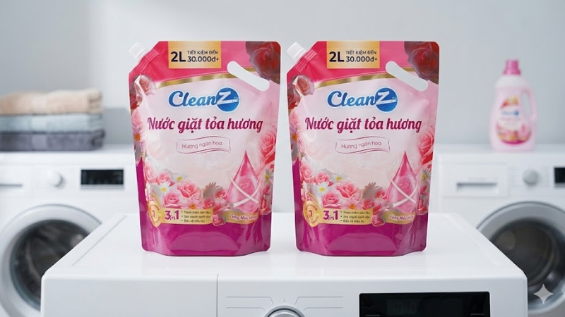 Nước giặt tỏa hương CleanZ