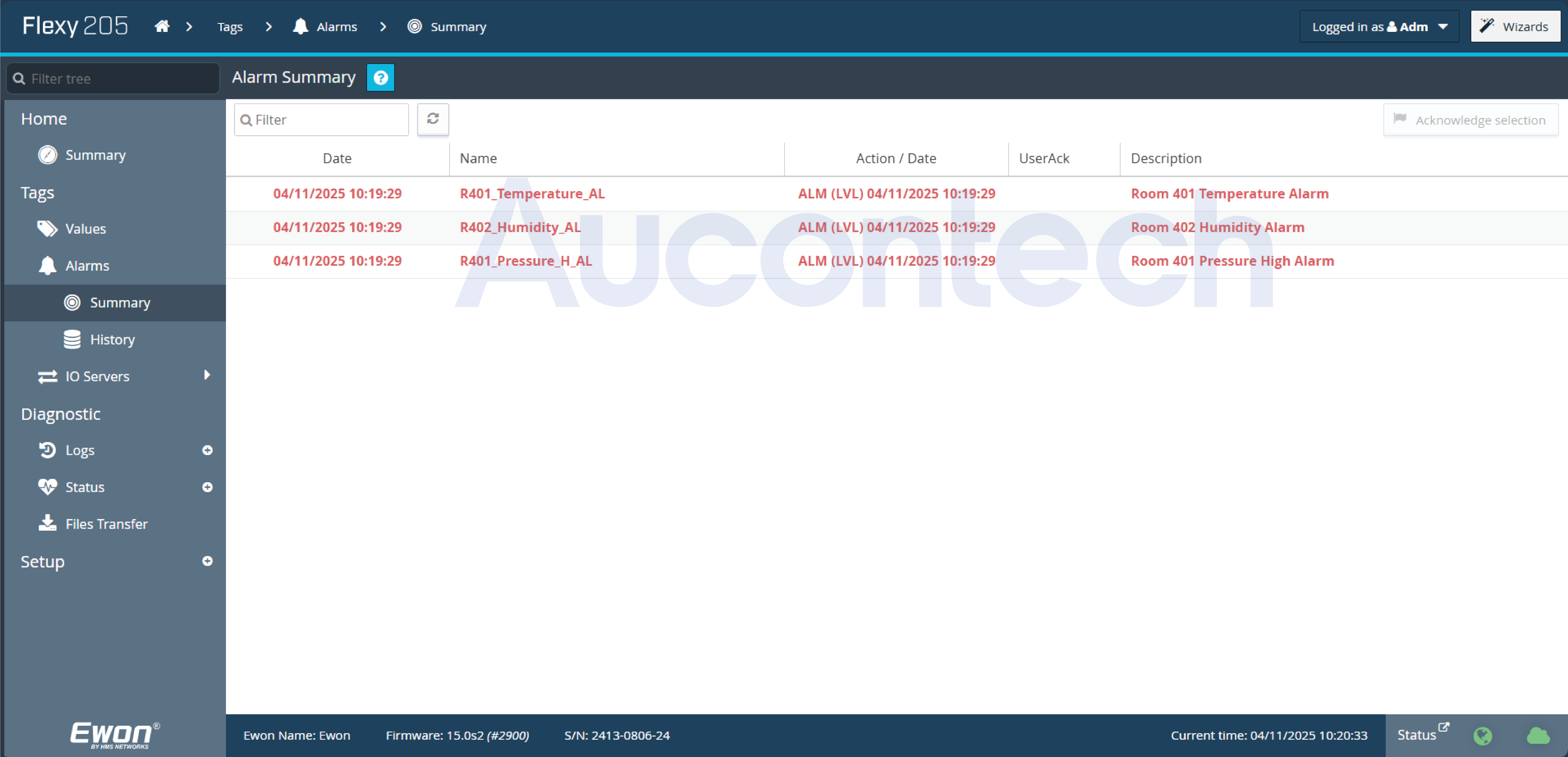 Hệ thống cảnh báo nhiệt độ khi có sự cố xảy ra