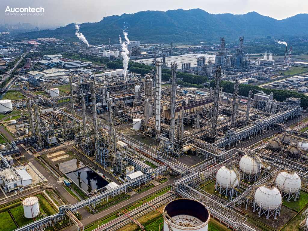 minh họa  giải pháp Downstream Oil and Gas