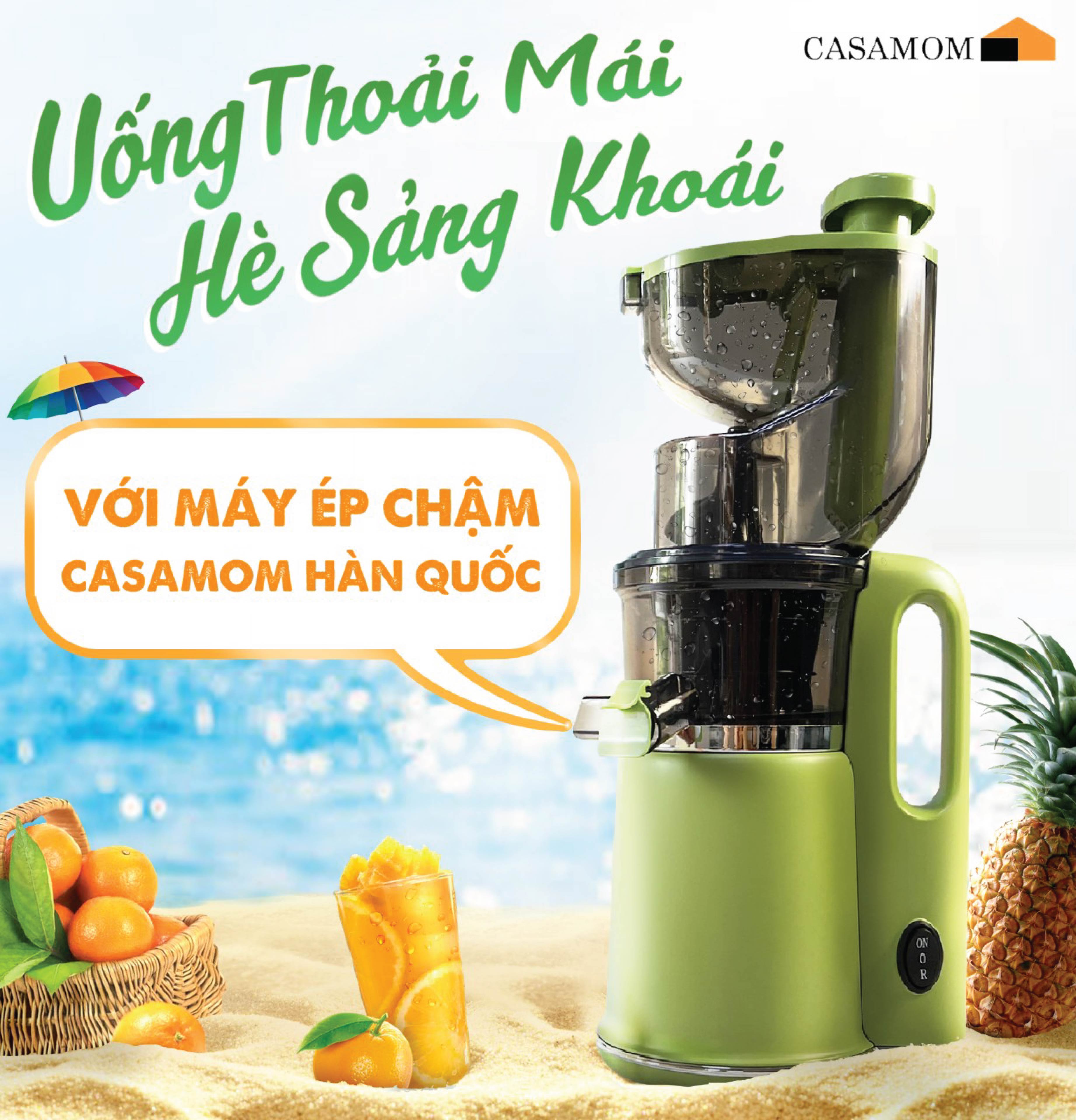 Quy tắc đơn giản để có một cốc nước ép thơm ngon từ máy ép chậm