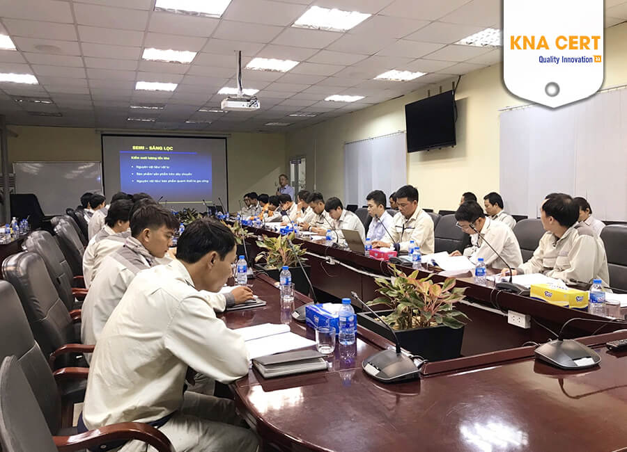 Khóa đào tạo 5S của KNA CERT tại Công ty Cổ phần Thép Hòa Phát Dung Quất