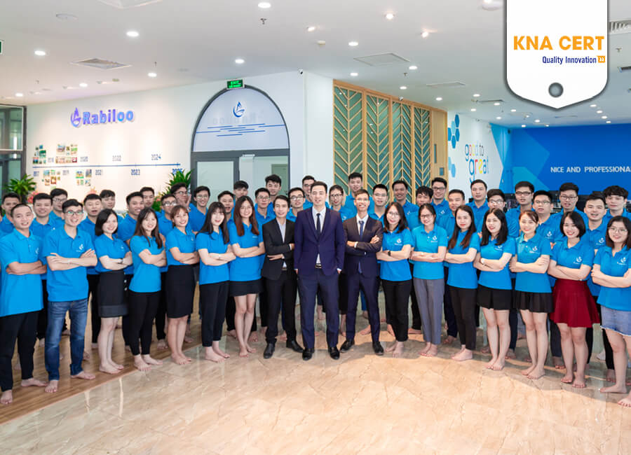 Đội ngũ nhân viên trẻ, năng động của Công ty TNHH Rabiloo