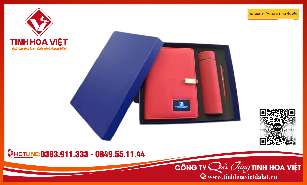 Combo Quà Tặng Doanh Nghiệp Cao Cấp in ấn logo Theo Yêu Cầu