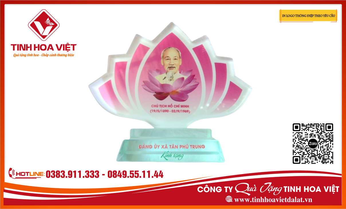 biểu Trưng Pha Lê Cánh Sen