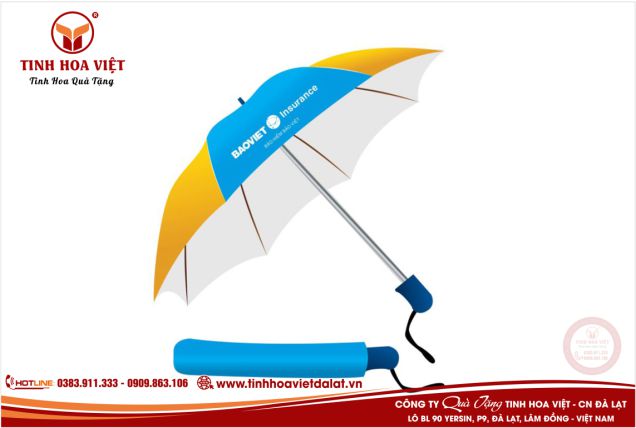 Địa chỉ cung cấp in ấn ô dù quà tặng doanh nghiệp giá tốt tại Đà Lạt và khu vực phía Nam