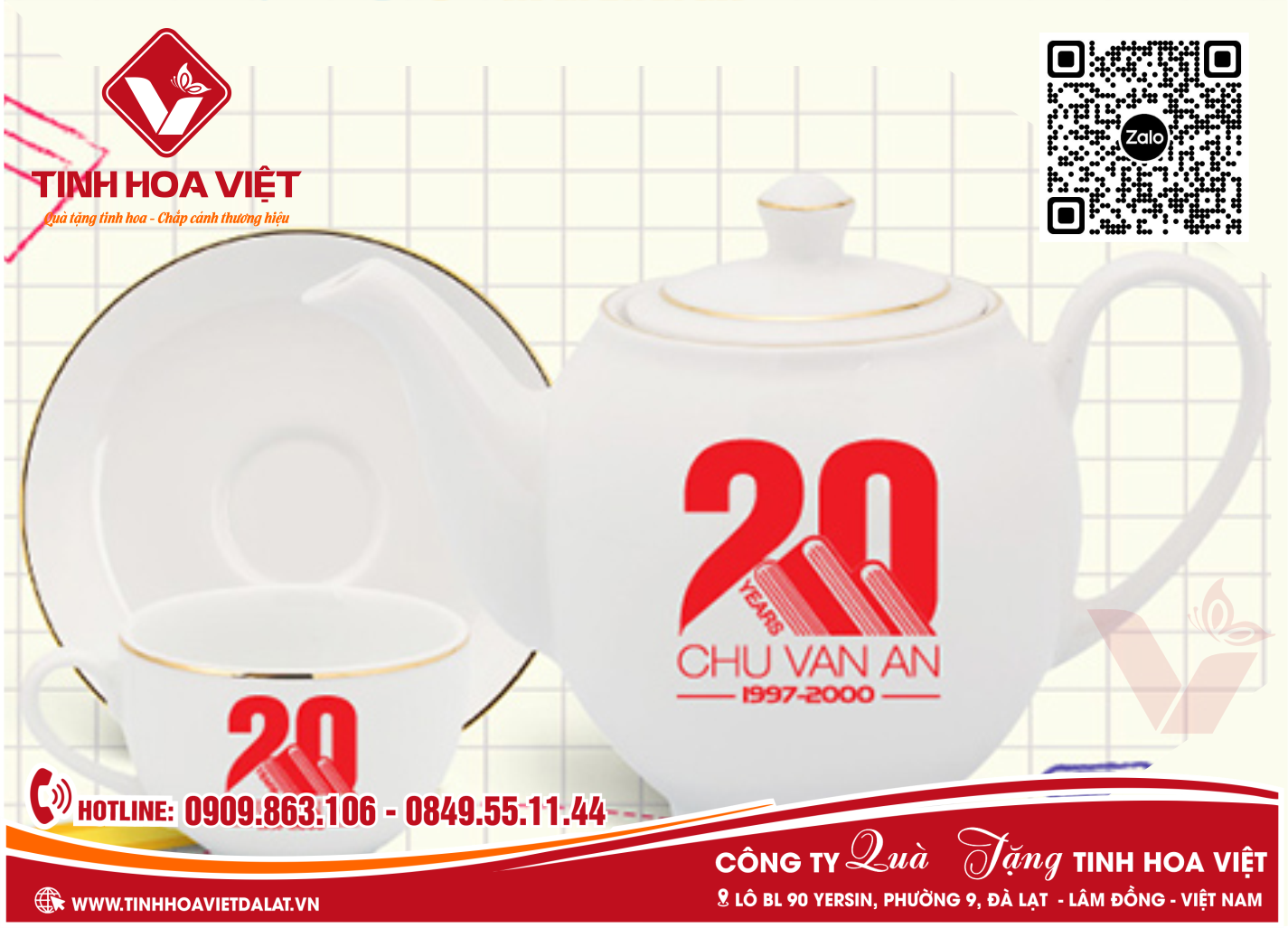 Phân Phối In Ấn Gốm Sứ Quà Tặng Đà Lạt & Phía Nam