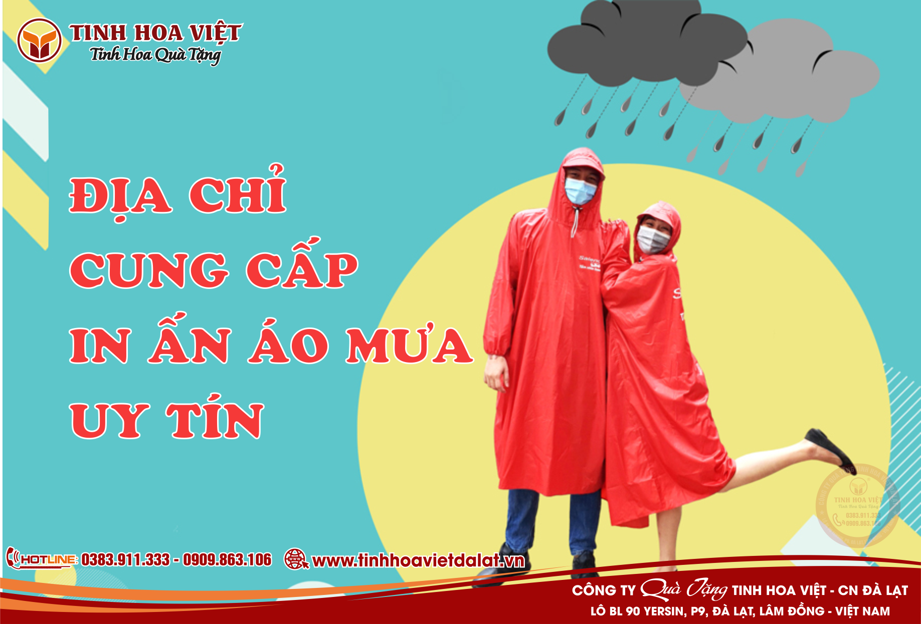 Đơn vị cung cấp sỉ lẻ áo mưa quà tặng doanh nghiệp giá tốt