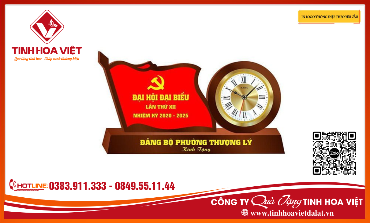 Sản Xuất và In Ấn Quà Tặng Đại Hội Đảng Bộ 2025 - 2030