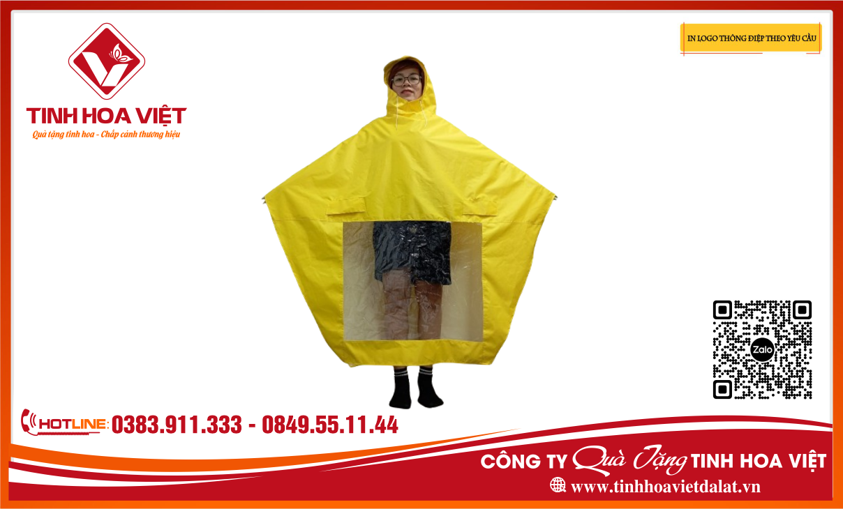 áo mưa in logo tại đà lạt và các tỉnh phía nam