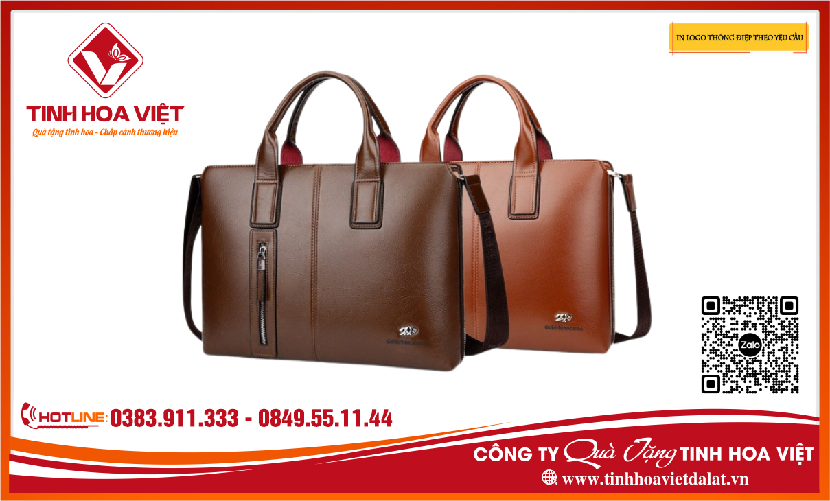 Mẫu Cặp Da Quà Tặng Đại Hội Đảng Bộ