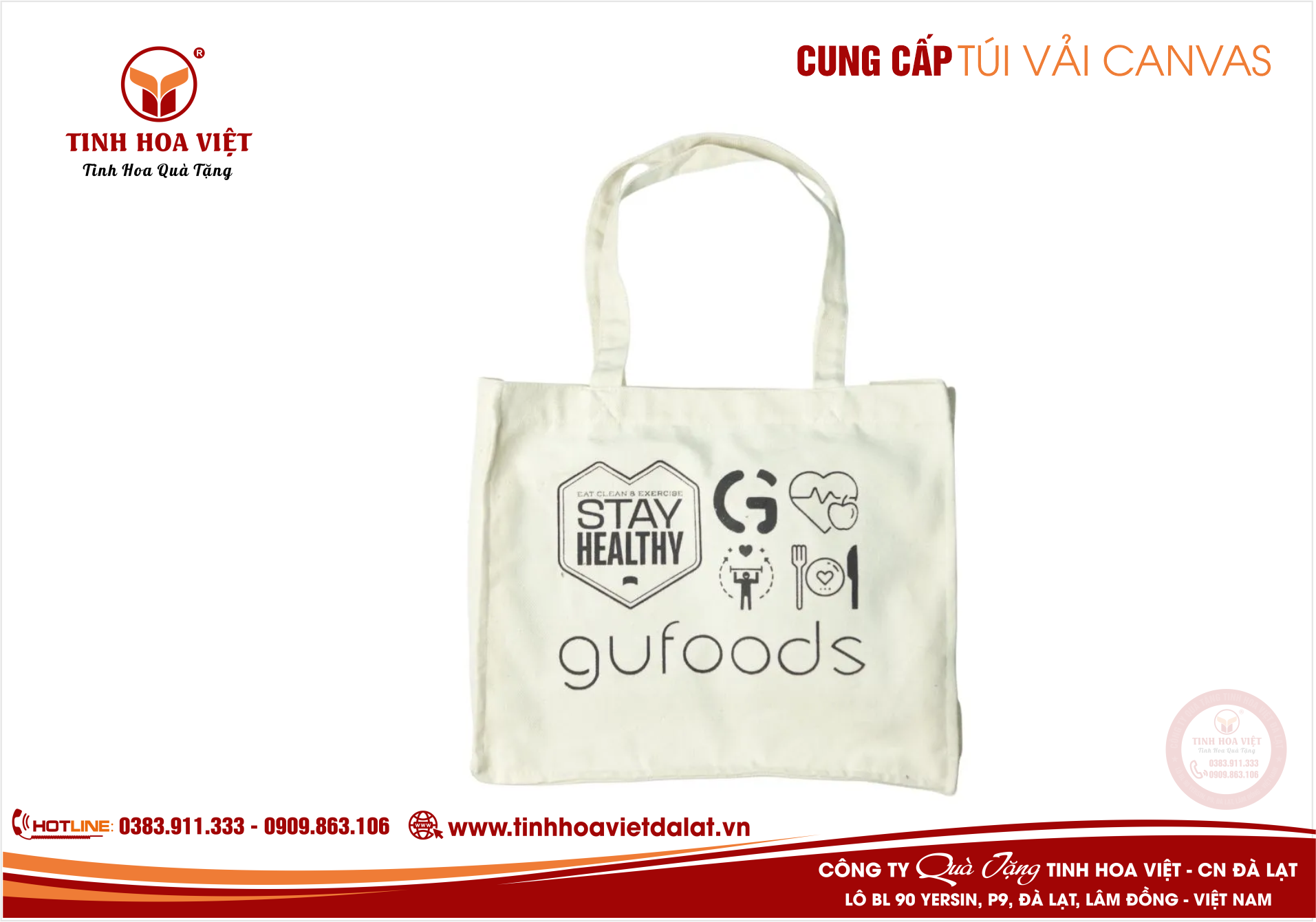 mẫu túi canvas