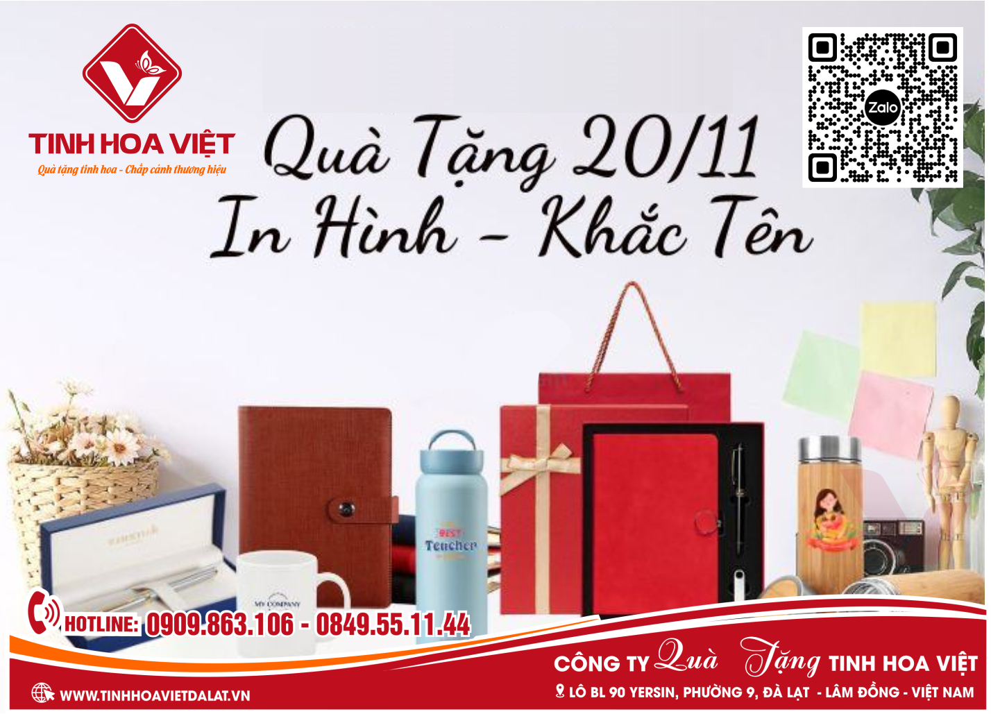 Quà Tặng Ngày 20.11 Ý Nghĩa Cho Thầy Cô Giáo In Ấn Thông Điệp Riêng