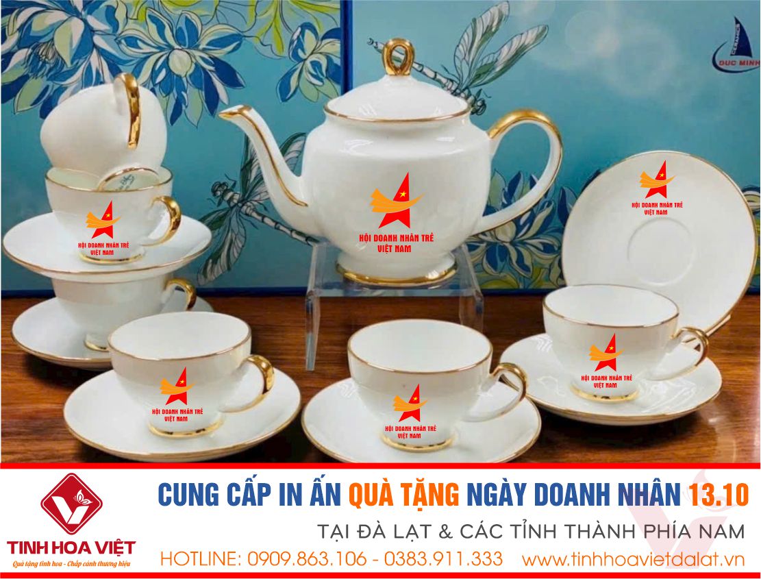 In Ấm Chén Quà Tặng Ngày Doanh Nhân – Ý Nghĩa và Sang Trọng