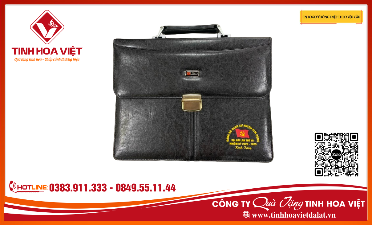 Cung Cấp Cặp Da Làm Quà Tặng Đại Hội Đảng Bộ và Sự Kiện