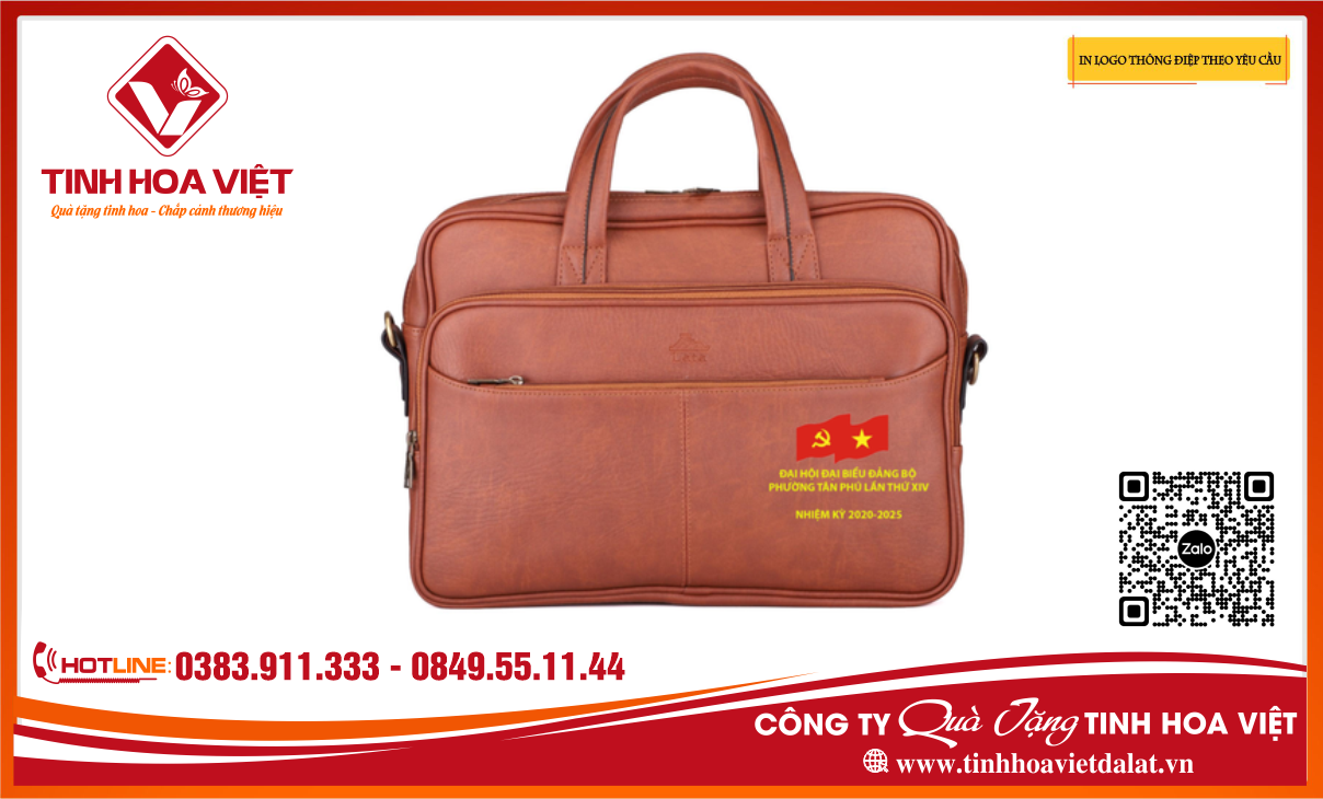 Cung Cấp Cặp Da Làm Quà Tặng Đại Hội Đảng Bộ và Sự Kiện