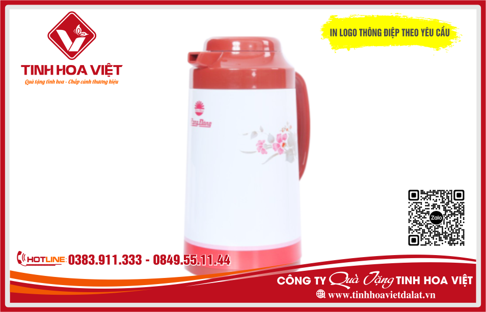 In Ấn Nội Dung Lên Phích Giữ Ấm Nước - Quà Tặng Doanh Nghiệp Đại Hội tại Đà Lạt và Các Tỉnh Thành Lân Cận Phía Nam