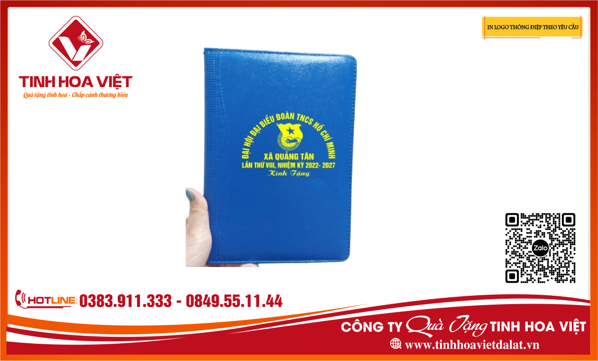 Sỉ Lẻ Mẫu Sổ Da Quà Tặng Doanh Nghiệp, Quà Tặng Đại Hội Đảng Bộ – In Ấn Nội Dung Kỷ Niệm Theo Yêu Cầu, Vận Chuyển Tận Nơi Tại Đà Lạt Và Các Tỉnh Thành Lân Cận