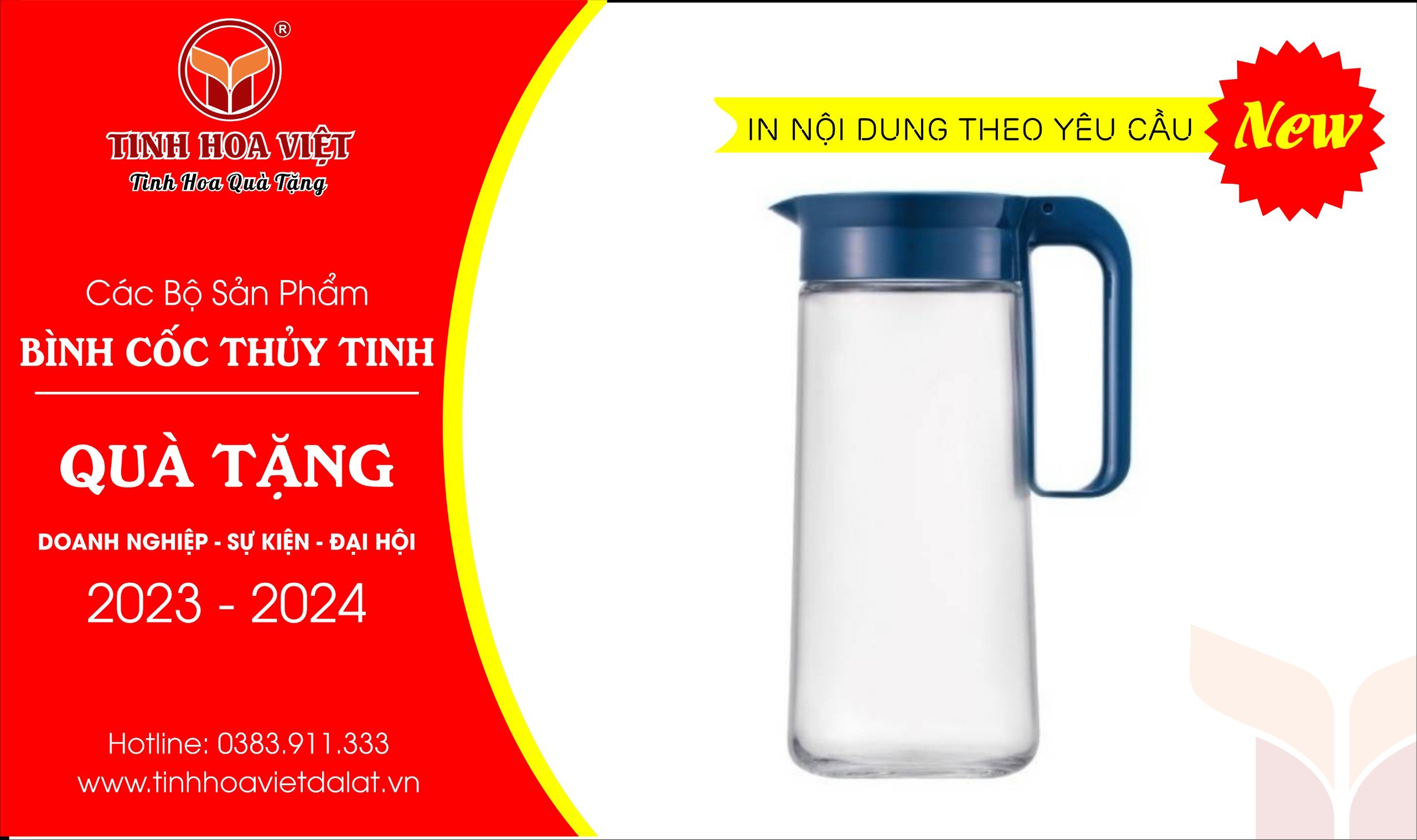 bình nước thủy tinh