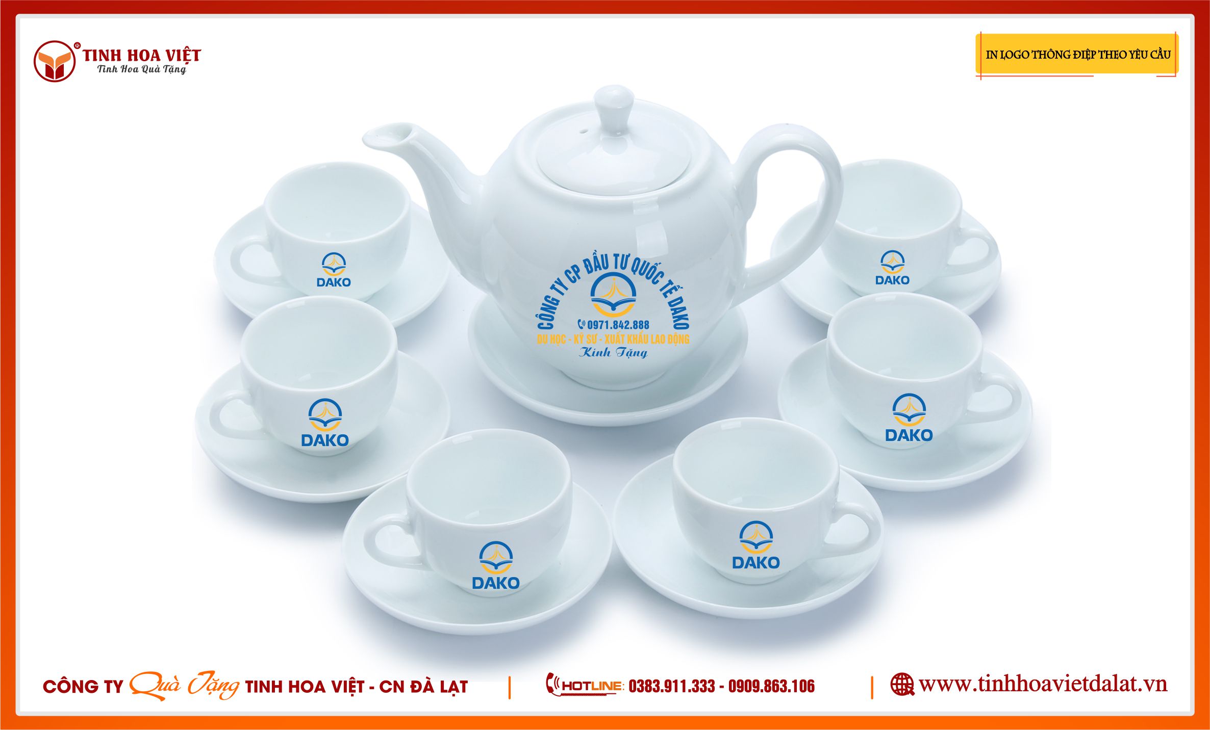 Bộ ấm chén dáng Minh Long