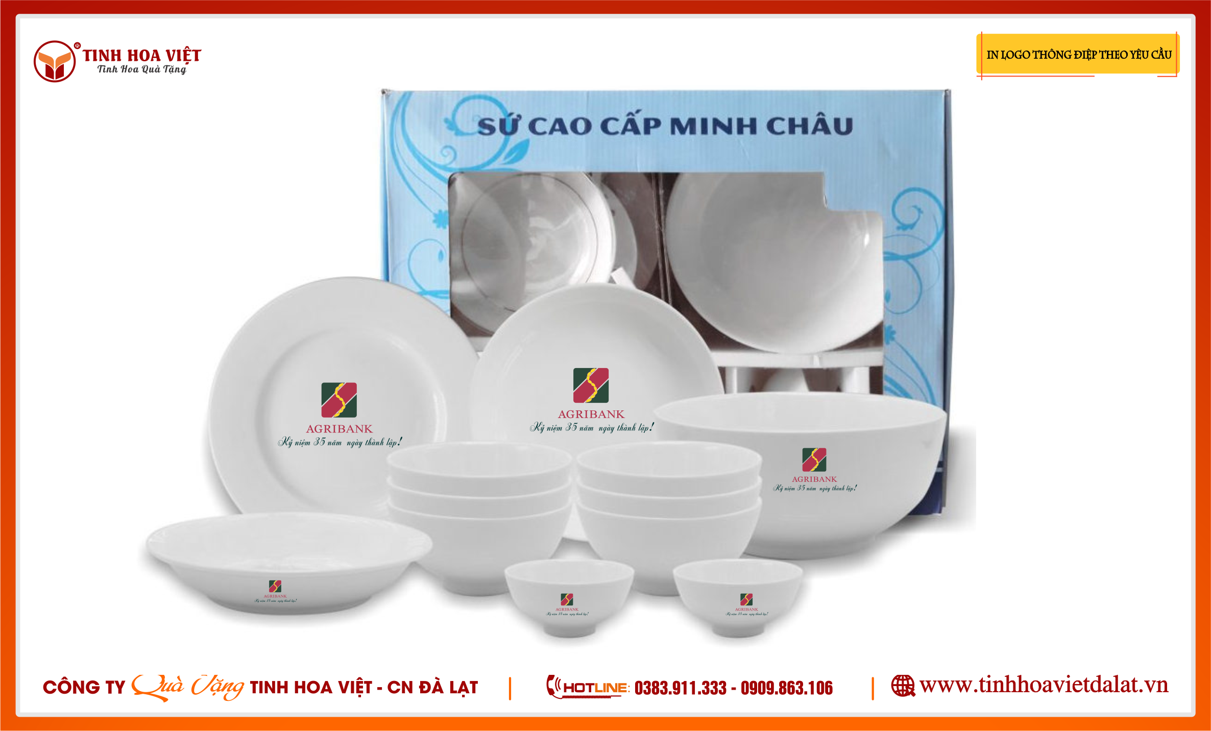 Bộ Bát Ăn Gốm Sứ