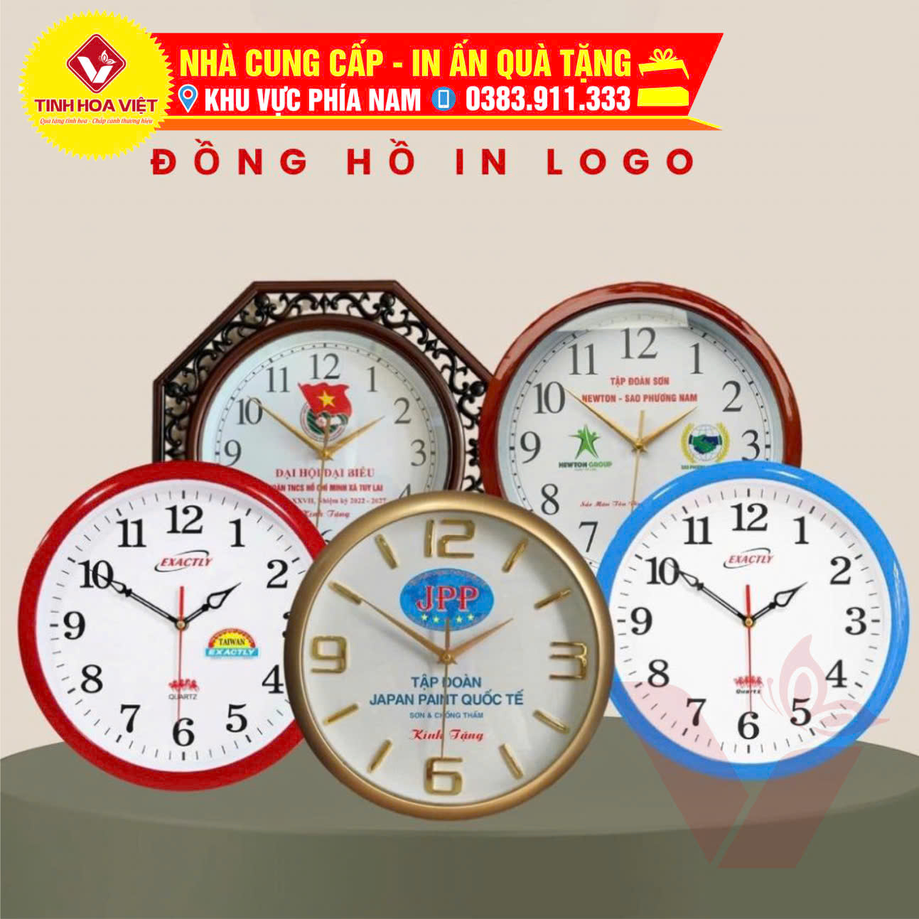 Đồng Hồ In Logo – Quà Tặng Doanh Nghiệp Sự Kiện