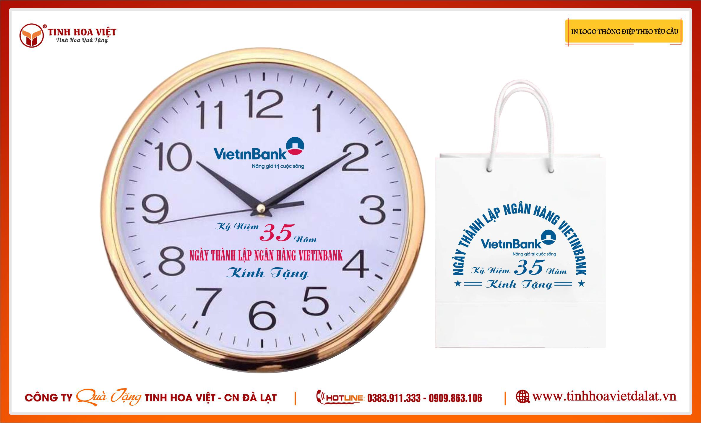 Đồng Hồ Treo Tường Dáng Tròn