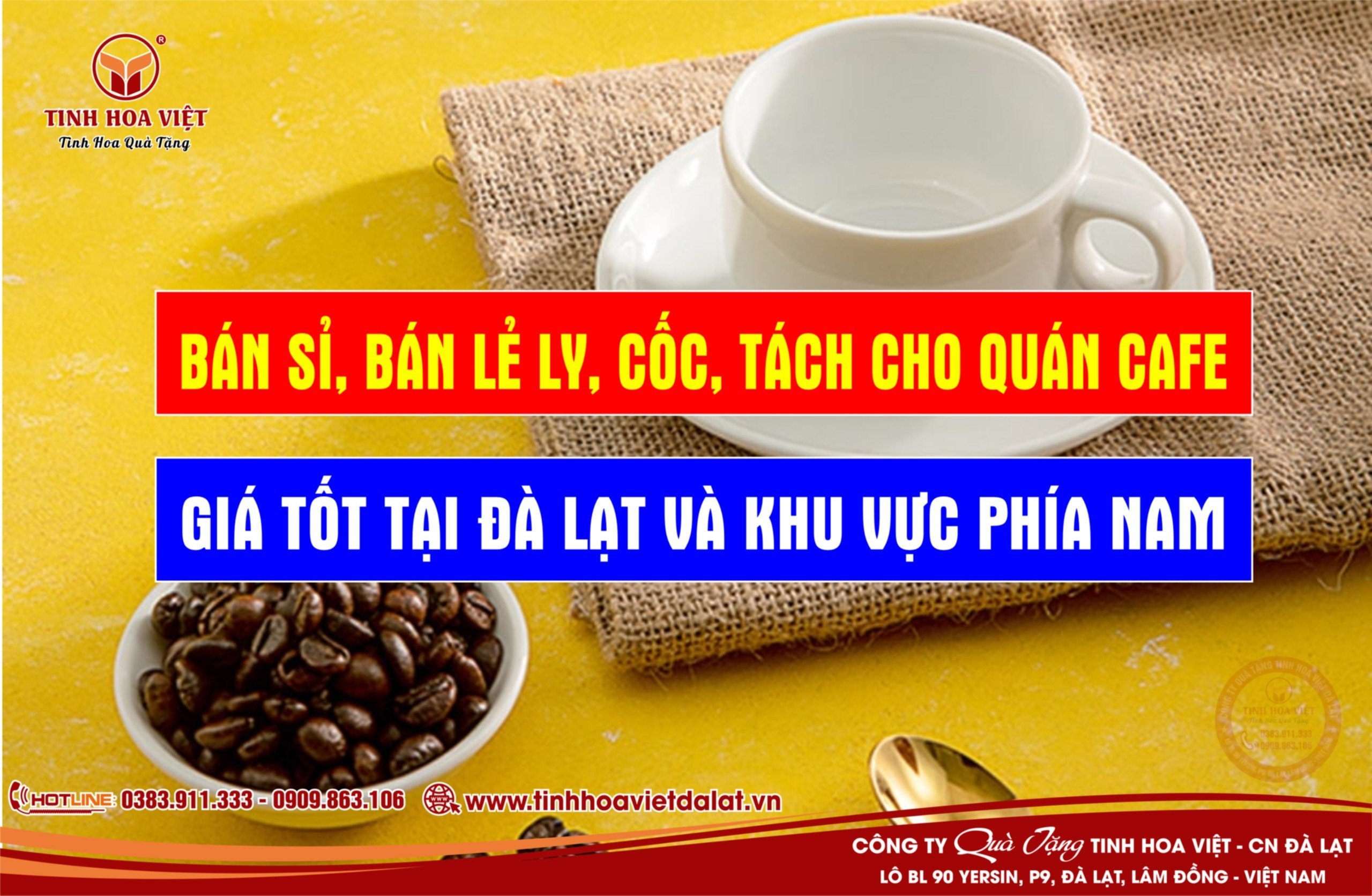 sỉ lẻ tách cafe giá tốt tại đà lạt