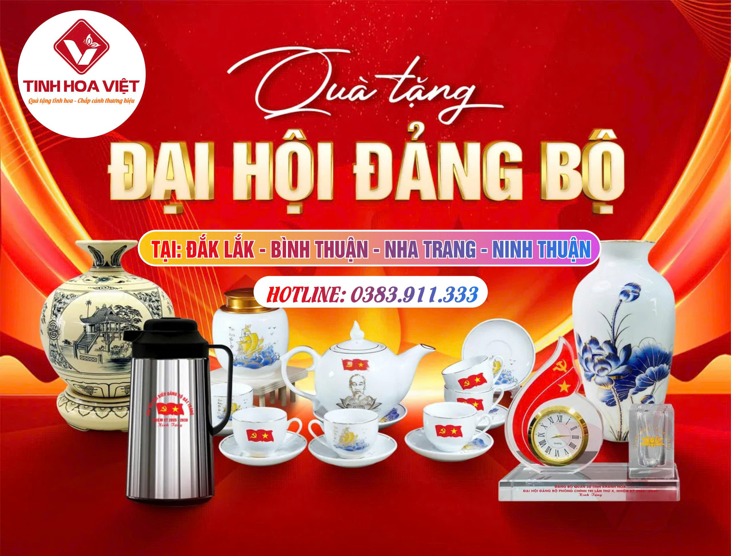 Quà Tặng Đại Hội Đảng Bộ Tại Đắk Lắk I Bình Thuận I Nha Trang I Ninh Thuận