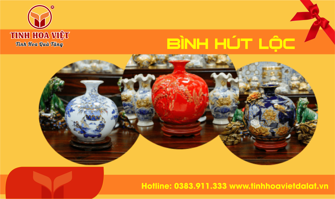 bình hút lộc quà tặng