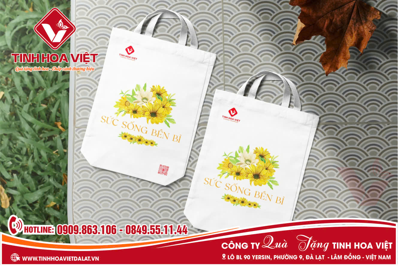 Cung Cấp Sỉ Lẻ Túi Canvas In Ấn Theo Yêu Cầu Tại Đà Lạt và Phía Nam