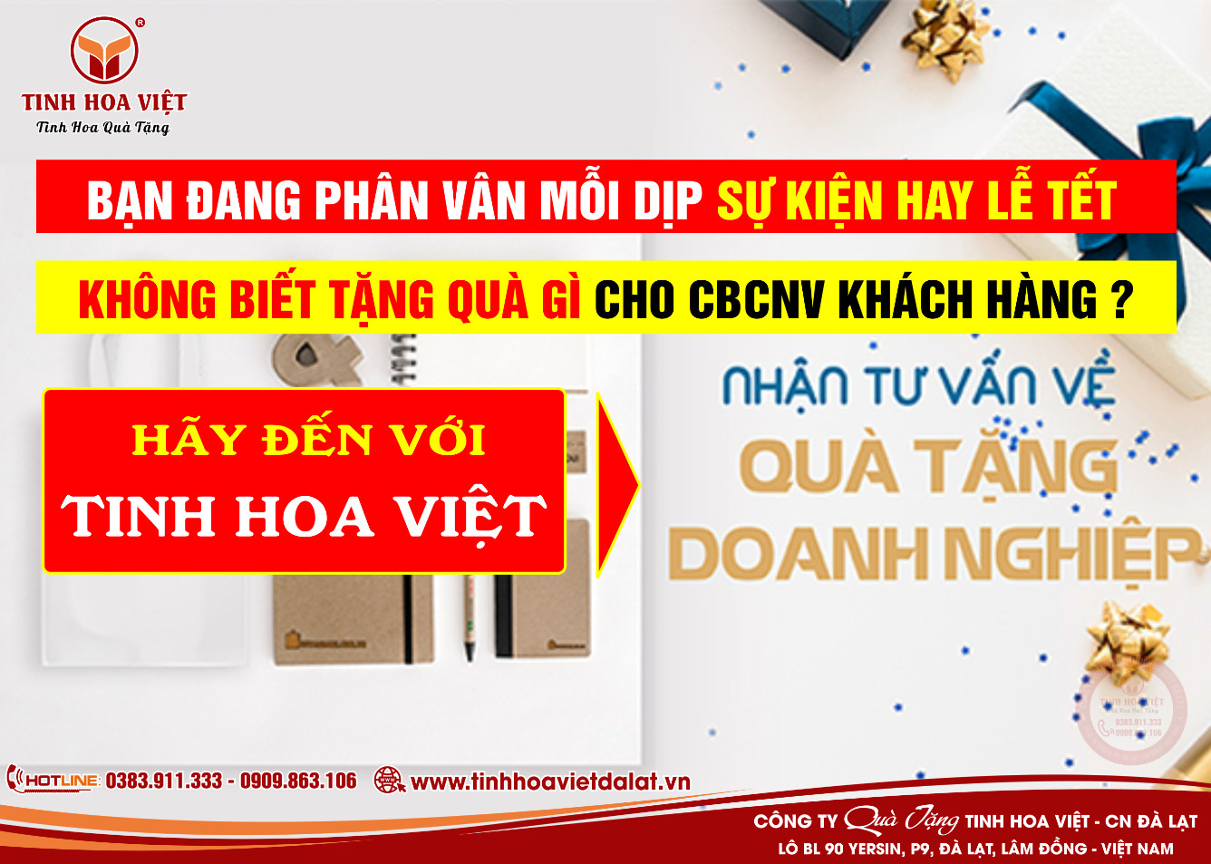 tư vấn quà tặng doanh nghiệp tại đà lạt và khu vực phía nam