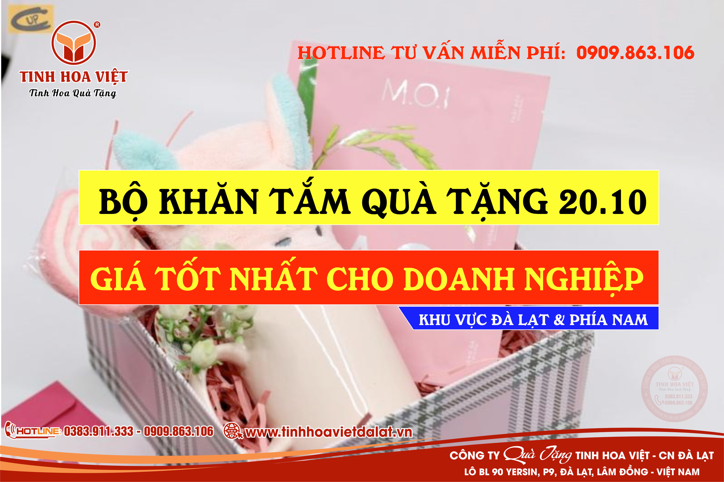 set khăn tắm giá rẻ quà tặng 20.10