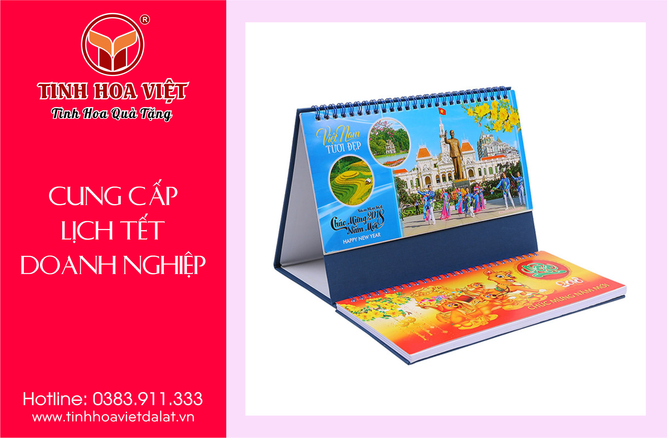 lịch để bàn cho doanh nghiệp