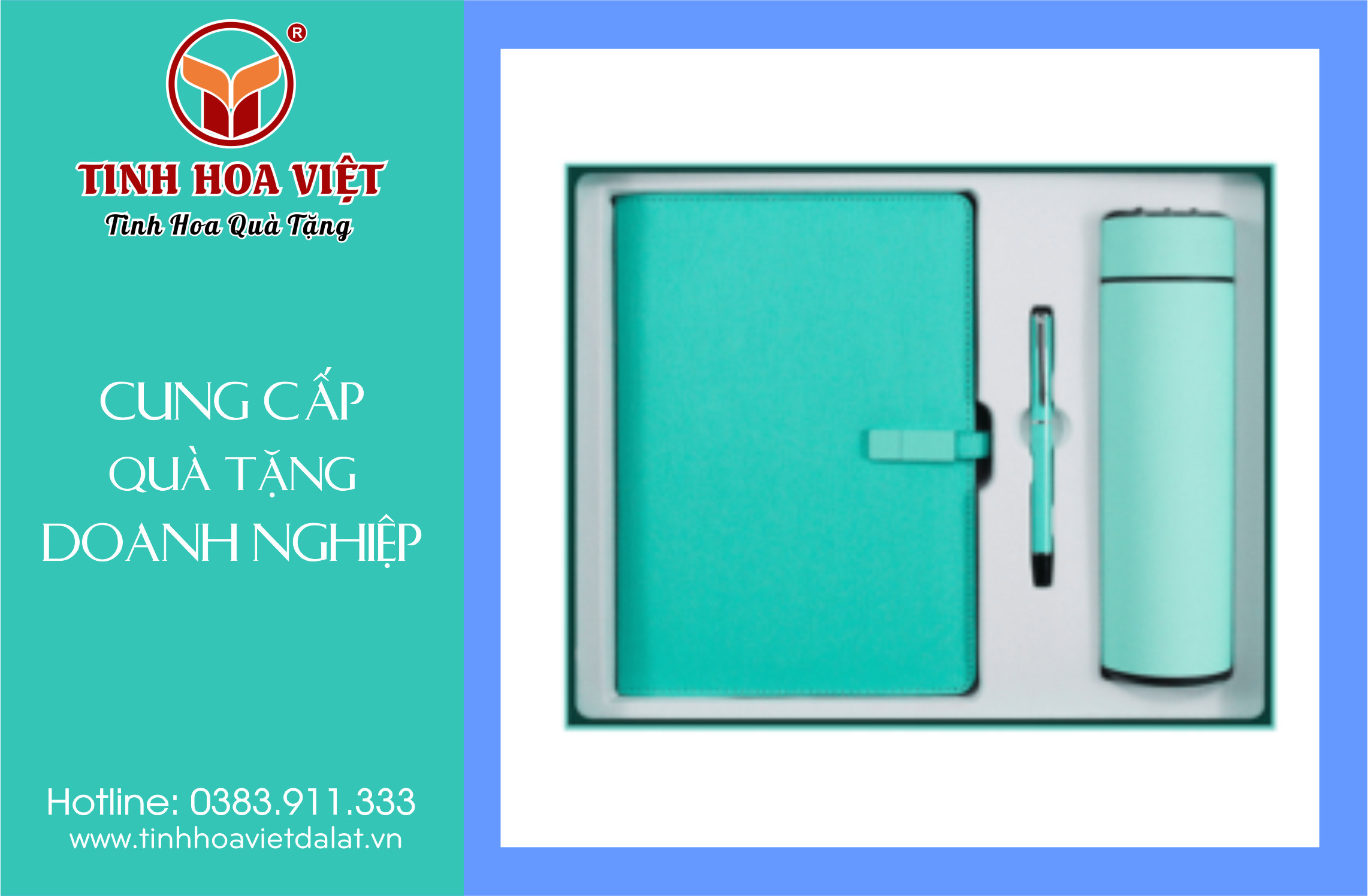 bình giữ nhiệt xanh