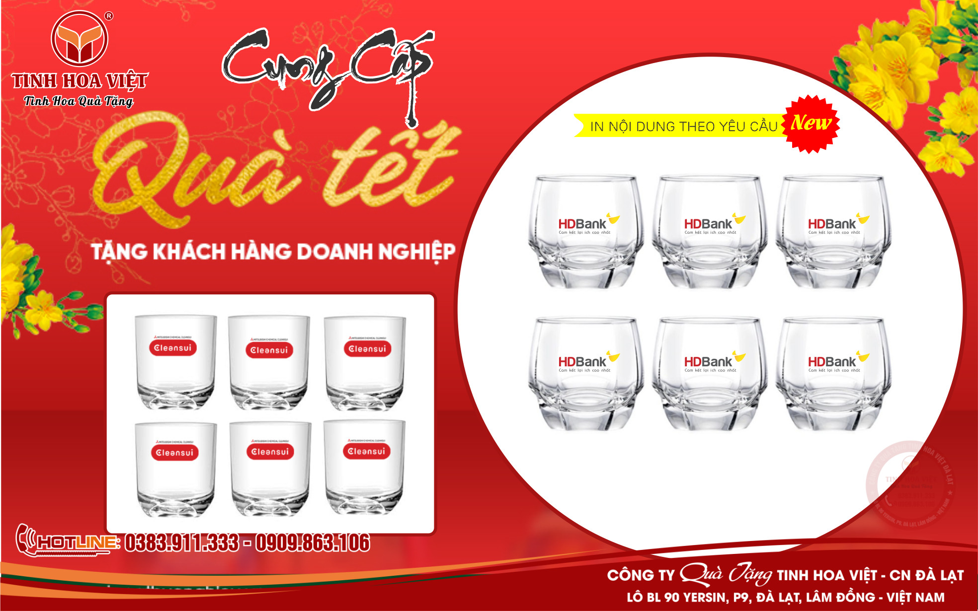 bộ cốc thủy tinh