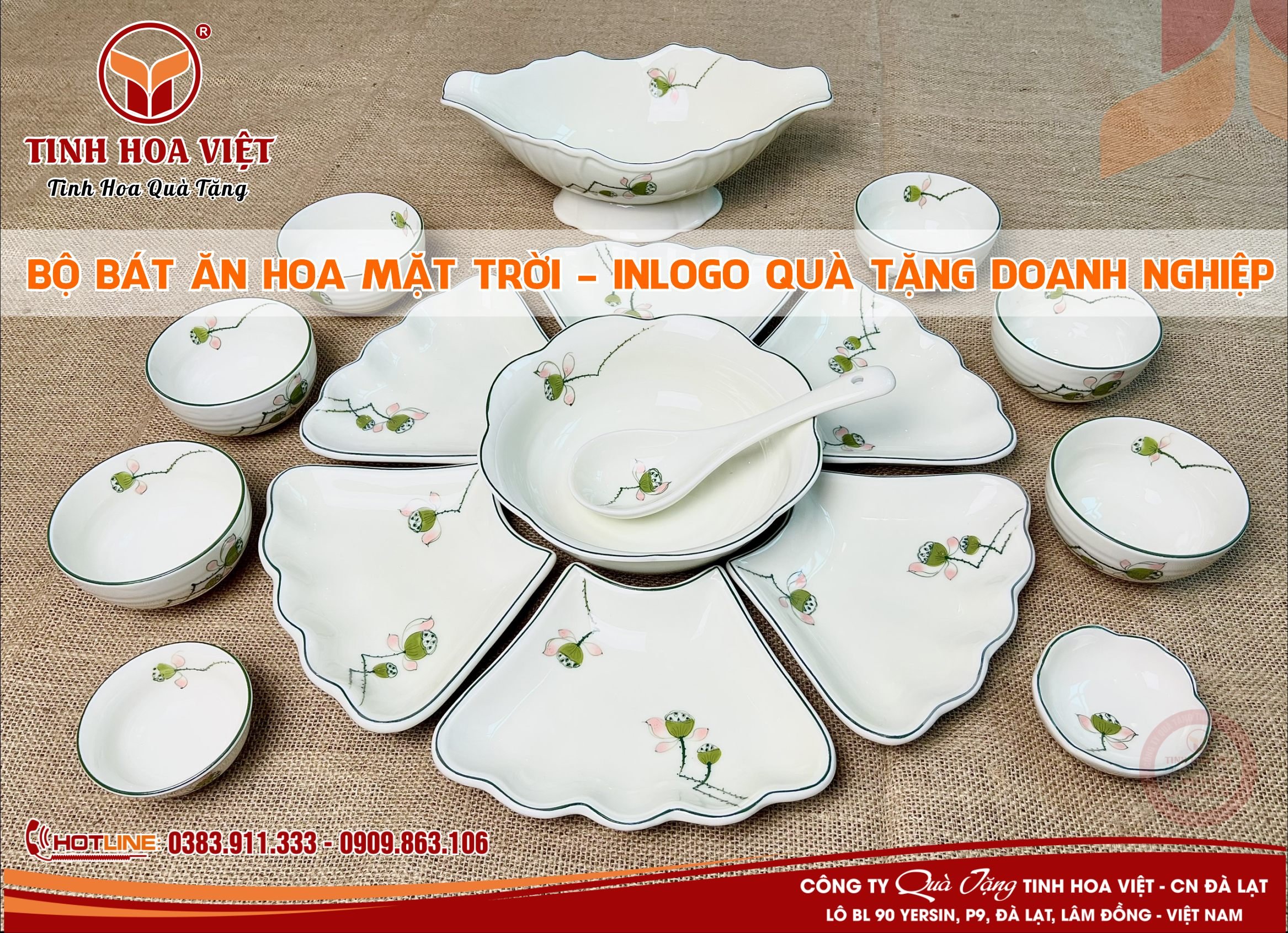 bộ bát ăn hoa mặt trời