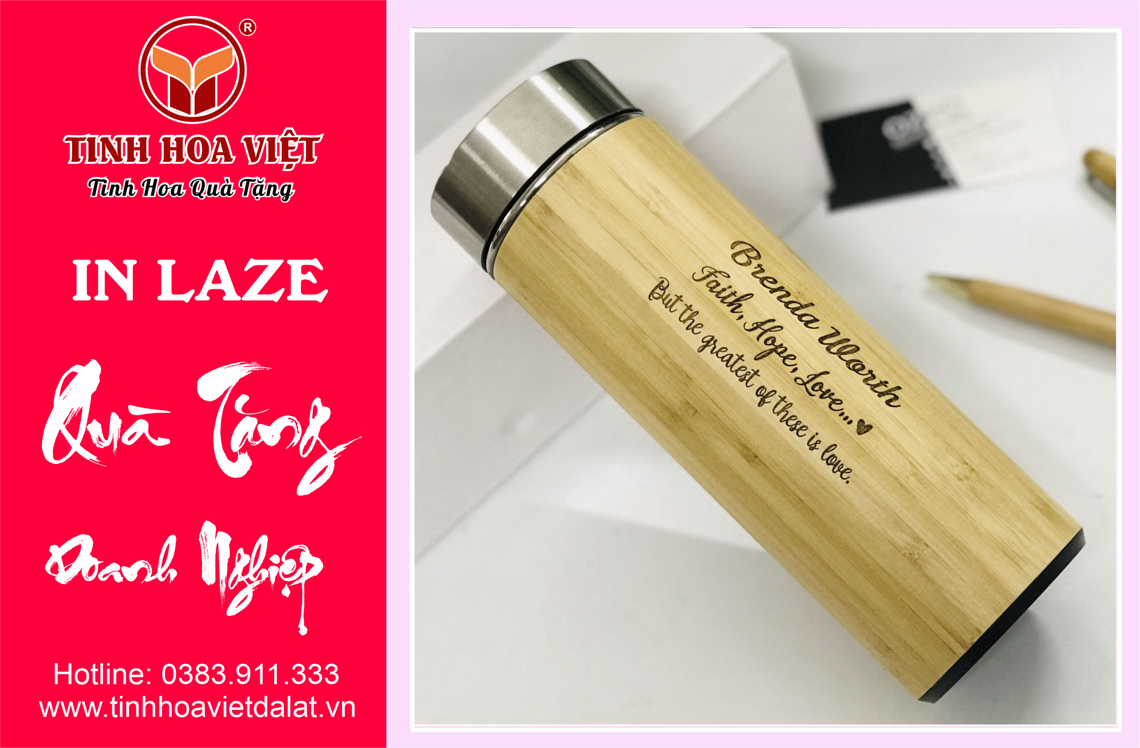 in khắc laze bình giữ nhiệt