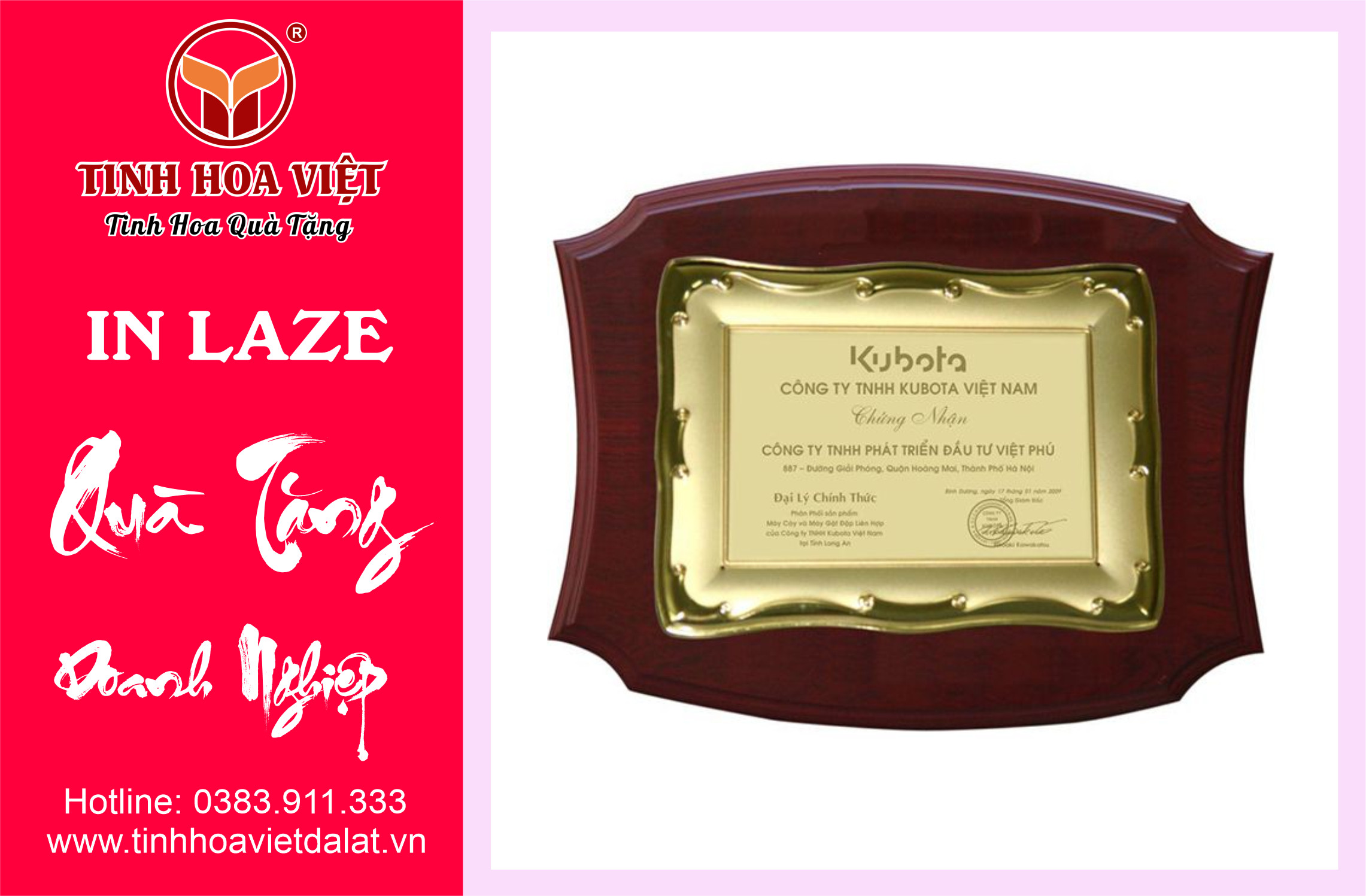 in khắc laze bảng vinh danh