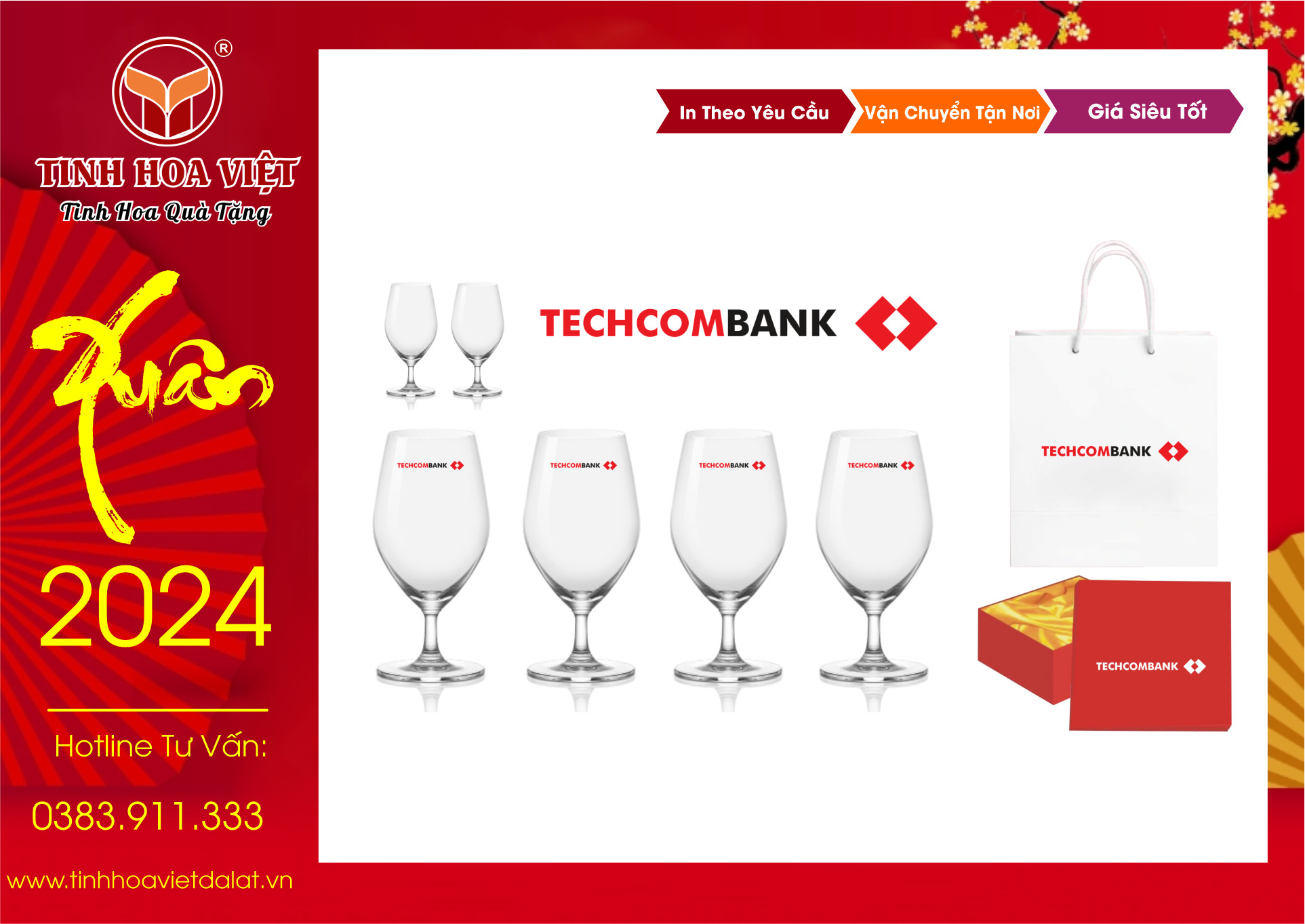 bộ ly thủy tinh uống rượu