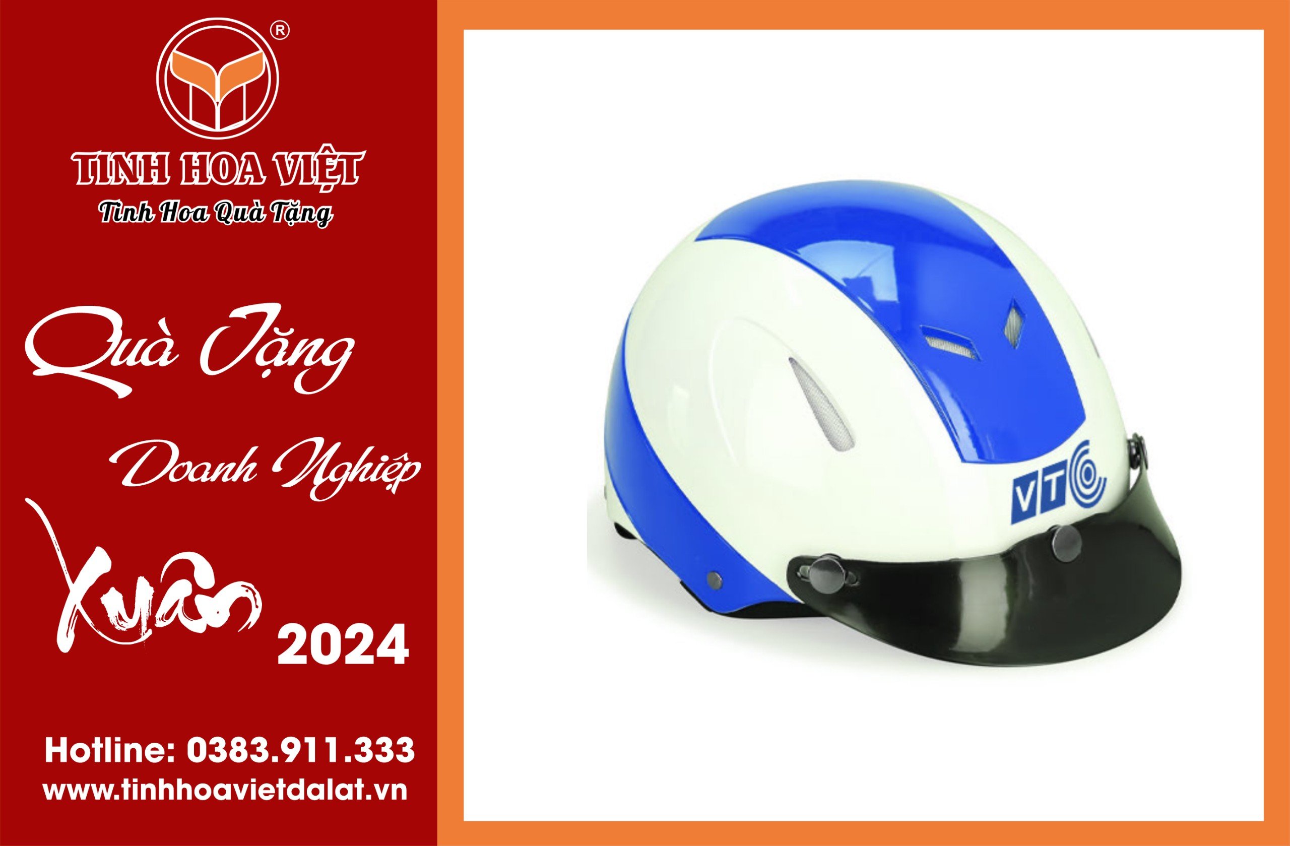 mũ bảo hiểm in logo