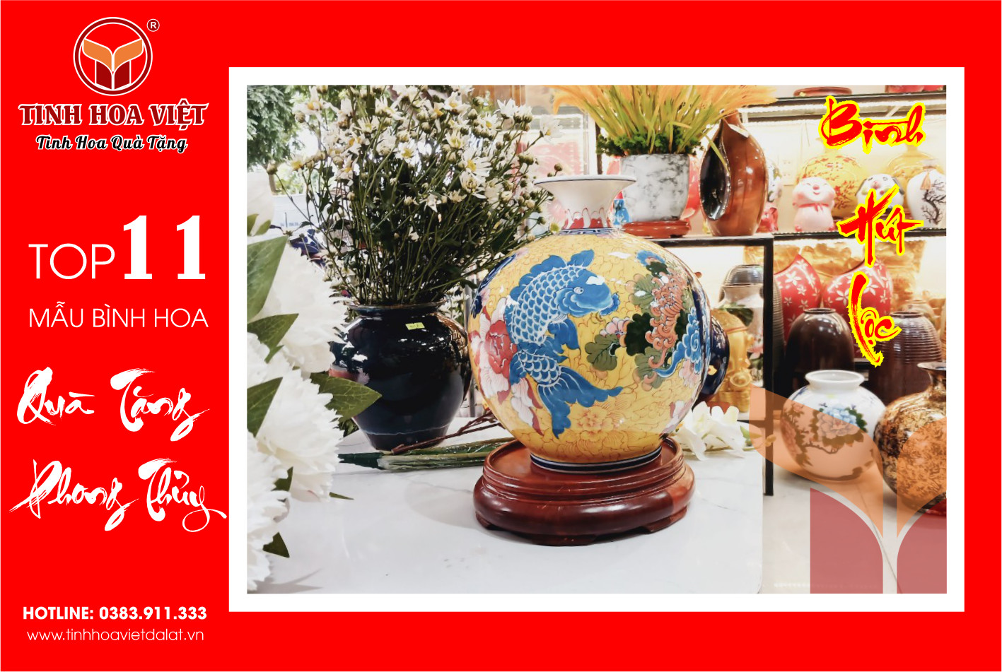 bình hoa tài lộc